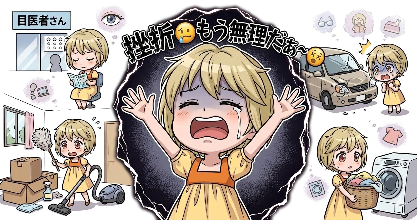 アイキャッチ「挫折🫠もう無理だぁ〜😵‍💫」