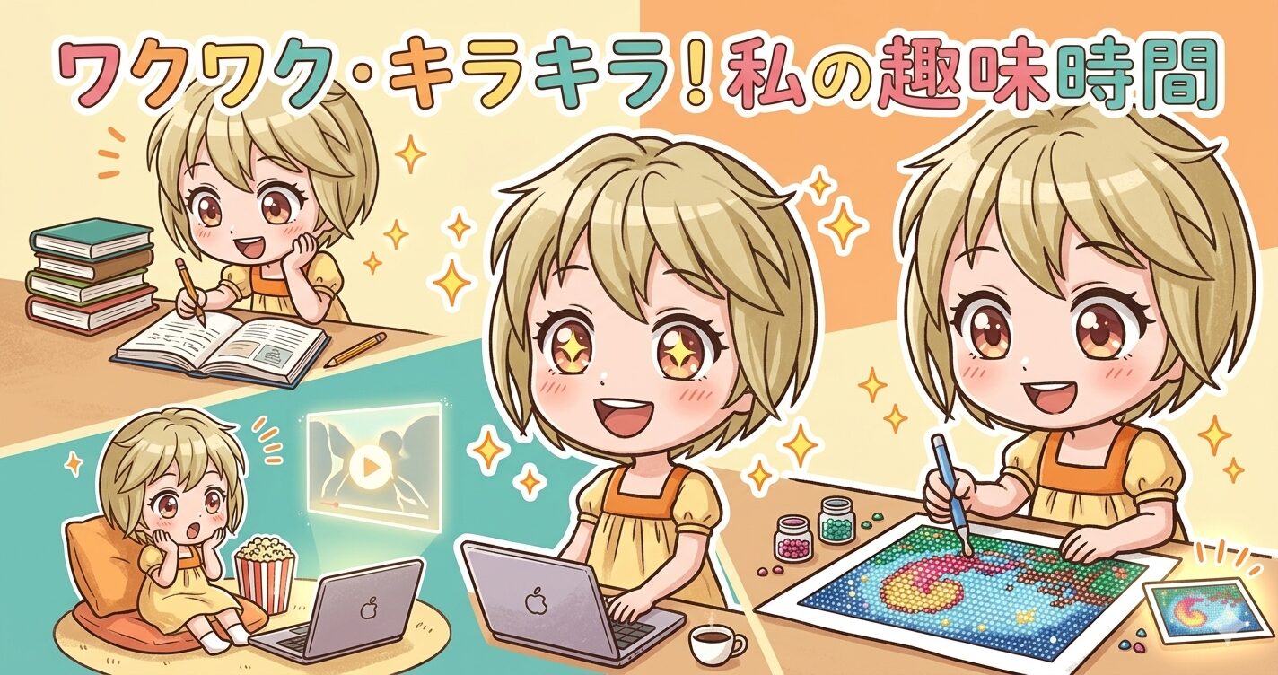 アイキャッチ「ワクワクキラキラ私の趣味時間」